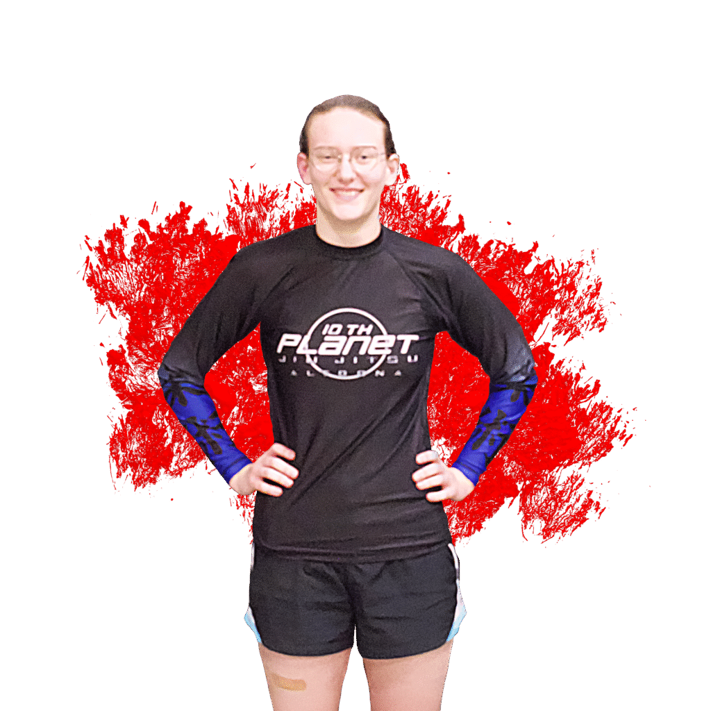 Ally won gold in seven jiu-jitsu tournaments during her first two years as a brand new white belt at Arroyo Grappling.